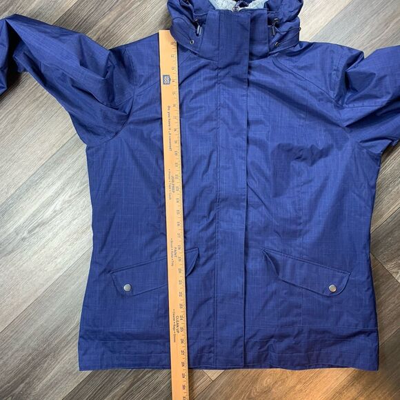 Columbia Womens XL Interchange Hooded Lined Waterproof Jacket - Picture 3 of 9
